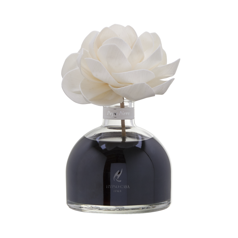 Diffusore con fiore Rosa Pepe Nero 250ML