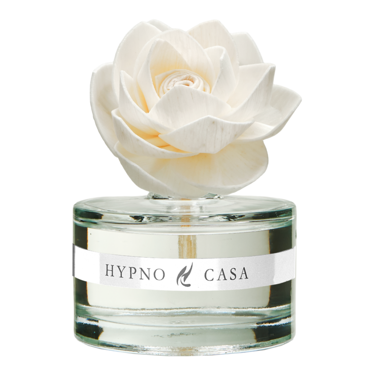 Diffusore con fiore Rosa Latte & Ambra Dolce 60ML