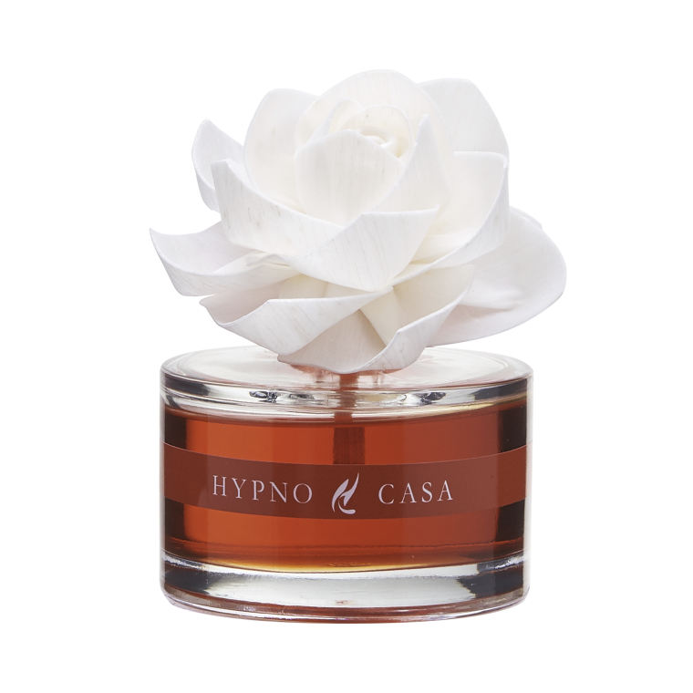 Diffusore con fiore Rosa Sandalo Nobile 60ML
