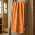 Telo Doccia In Spugna Di Cotone 500 grammi ARANCIO Dubai - Daltex